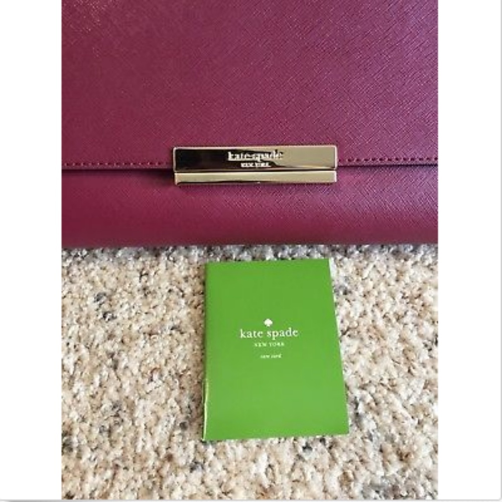 KATESPADE CROSBODY MAIDEN WAY REMI Merlot Saffiano